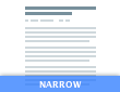 No Sidebar - Narrow