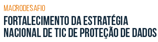 Macrodesafio - Fortalecimento da estratégia nacional de TIC e de proteção de dados