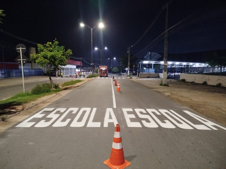 Prefeitura de Manaus reforca sinalizacao viaria para volta as aulas 2