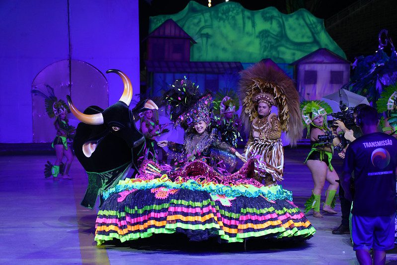 Batalha dos bois-bumbás marca a última noite do 67º Festival Folclórico do Amazonas Portal o Judiciário Cultura FFAM boi bumba Garanhao foto Aguilar Abecassis Secretaria de Estado de Cultura e Economia Criativa 7