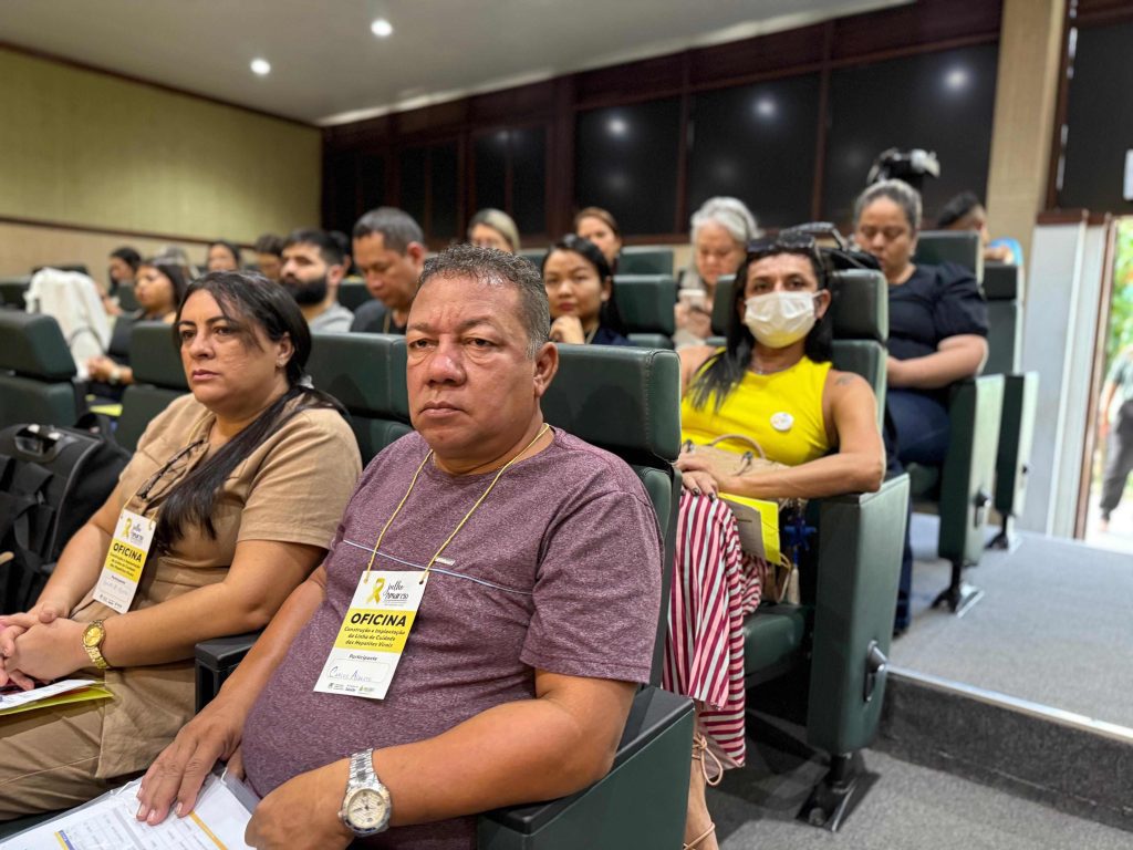 Julho Amarelo: Amazonas prepara municípios para atendimento mais rápido a pessoas com hepatites virais Portal o Judiciário FVS RCP Oficina Hepatites Virais FOTO Leticia Araujo FVS RCP 5 1024x768 1