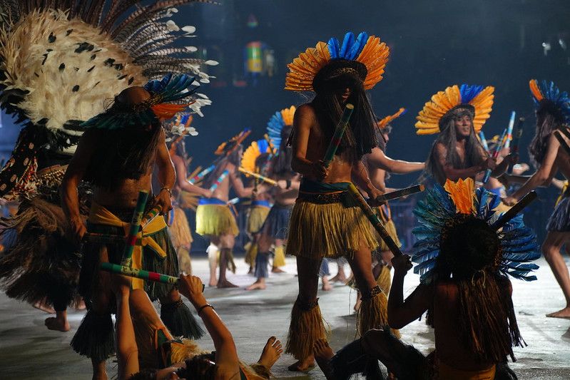 Festival Folclórico do Amazonas tem noite marcada por fé, resistência e memória ancestral Portal o Judiciário Festival Folclorico Amazonas Foto Aguilar Abecassis SEC 8