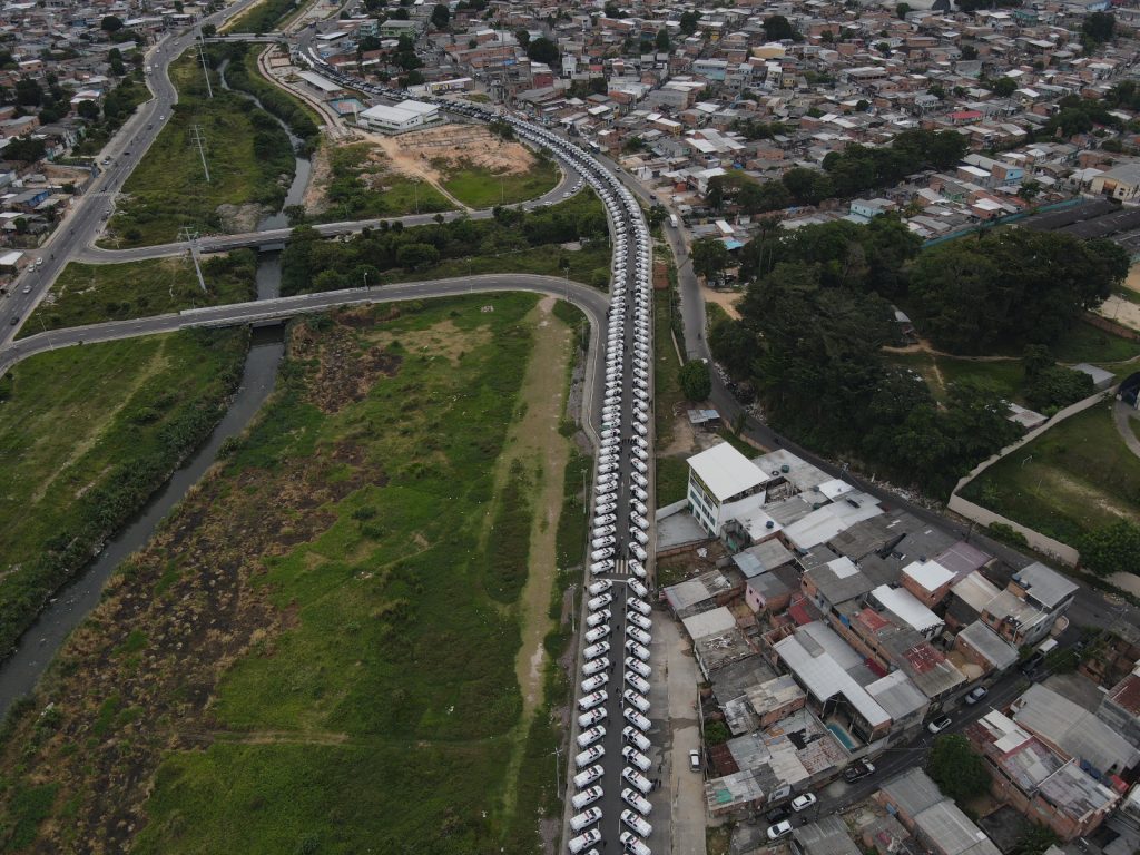 Governador Wilson Lima entrega mais de 360 novas viaturas para reforço da segurança na capital Portal o Judiciário Frame Policia Militar 1024x768 1