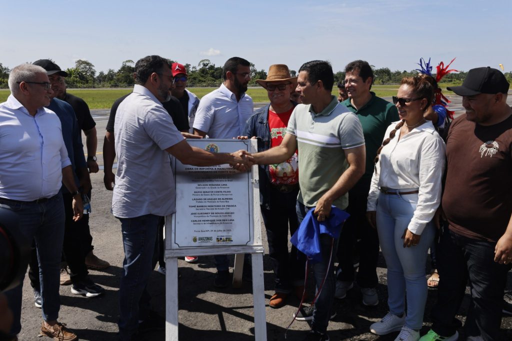 Governador Wilson Lima inaugura aeroporto de Fonte Boa totalmente reformado e com capacidade ampliada Portal o Judiciário Governador Wilson Lima inaugura aeroporto de Fonte Boa totalmente reformado e com capacidade ampliada 3 foto Mauro Neto Secom 1024x682 1