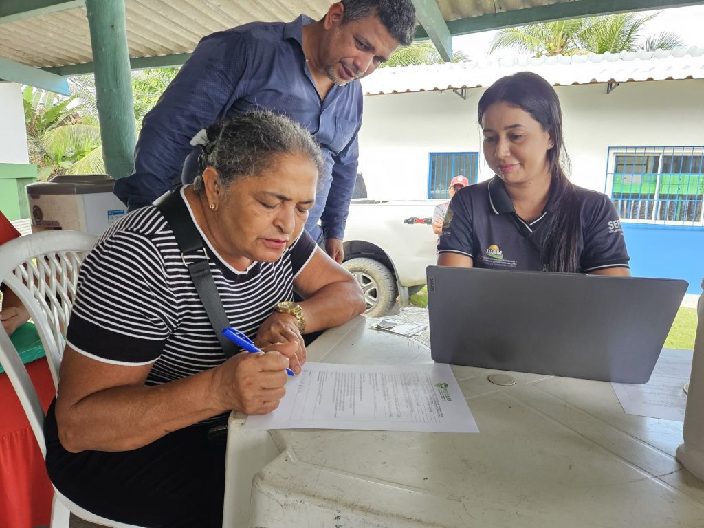 Idam inicia mutirão de retificação de Cadastro Ambiental Rural em Rio Preto da Eva Portal o Judiciário Idam Mutirao em Rio Preto Foto Renan Pinheiro Idam 1024x768 1