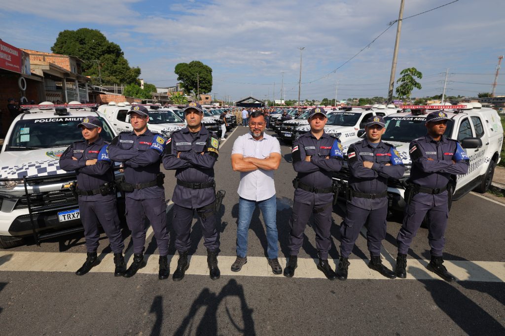 Governador Wilson Lima entrega mais de 360 novas viaturas para reforço da segurança na capital Portal o Judiciário Novas Viaturas Diego Peres 3 1024x682 1