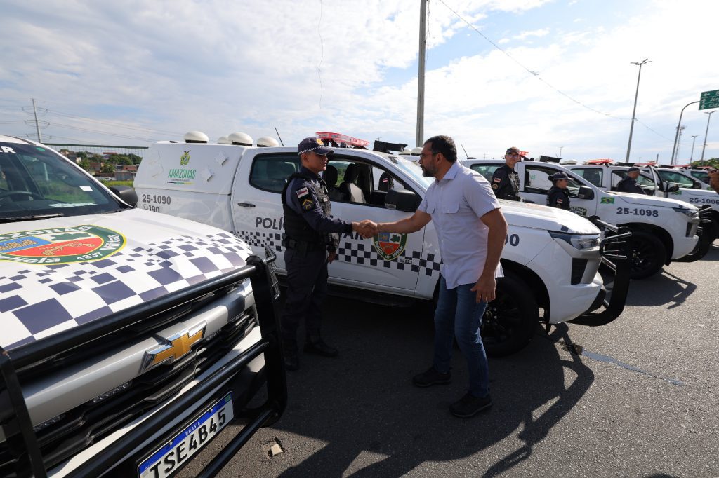 Governador Wilson Lima entrega mais de 360 novas viaturas para reforço da segurança na capital Portal o Judiciário Novas Viaturas Diego Peres 4 1024x682 1