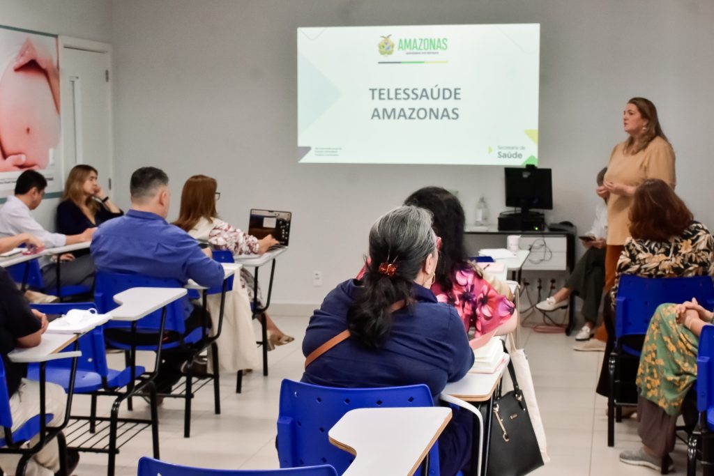 Saúde AM Digital: SES apresenta avanços do programa durante oficina sobre Telessaúde em Manaus Portal o Judiciário SES AM Oficina Telessaude Ministerio da Saude FOTOS Evandro Seixas SES AM 1024x683 1