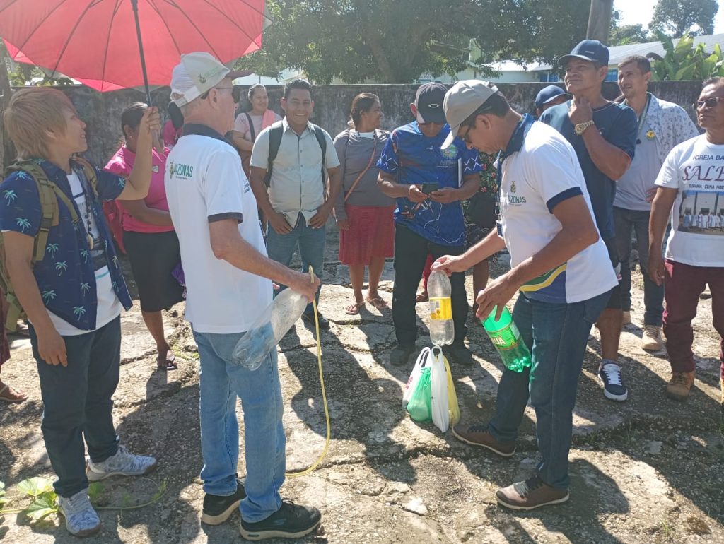 Horta caseira e cultura da melancia: Sepror qualifica 53 produtores Tikuna em Amaturá Portal o Judiciário Sepror Amatura Cursos foto Divulgacao 3 1024x770 1