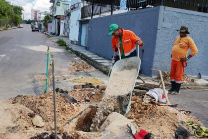 drenagem na rua Tiradentes 4