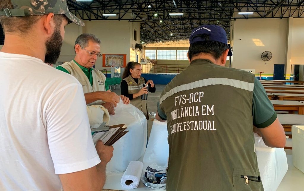 FVS-RCP participa de estudo sobre eficácia de inseticidas no controle da malária no Amazonas Portal o Judiciário FVS RCP Pesquisa inseticida malaria FOTO Aline Reis FVS RCP 1024x646 1