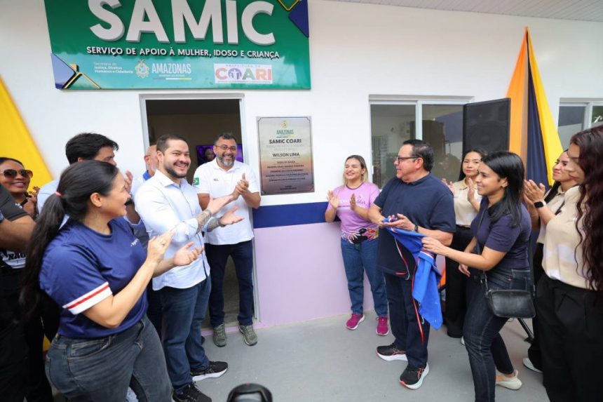 Governador Wilson Lima inaugura Servico de Apoio a Mulher Idoso e Crianca e investe mais de R 25 milhoes nos setores social e primario em Coari 2 Foto Mauro Neto Secom 1 1024x682 1