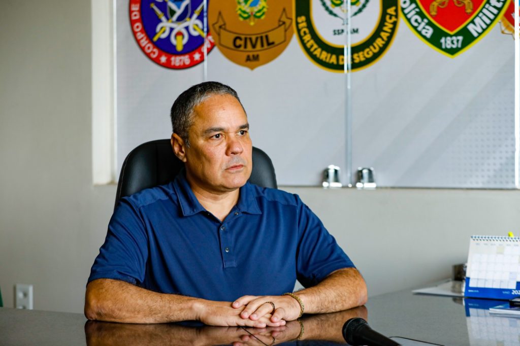 Manaus reduz em 54 os crimes de homicidio no mes de julho 5 Secretario da SSP AM Vinicius Almeida Foto Arquivo Secom 1024x682 1