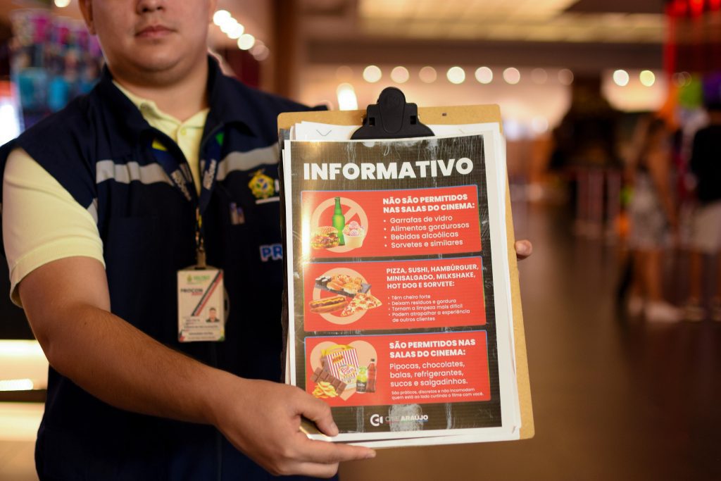 Cinema de Manaus é multado pelo Procon-AM por proibir entrada com alimentos externos Portal o Judiciário fiscalizacao 003 1024x683 1