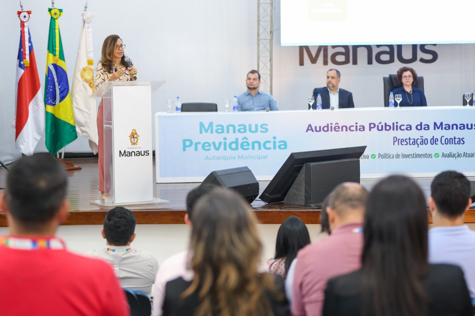 Manausprev apresenta ações e resultados de 2025 em audiência pública da Prefeitura de Manaus no dia 29/4