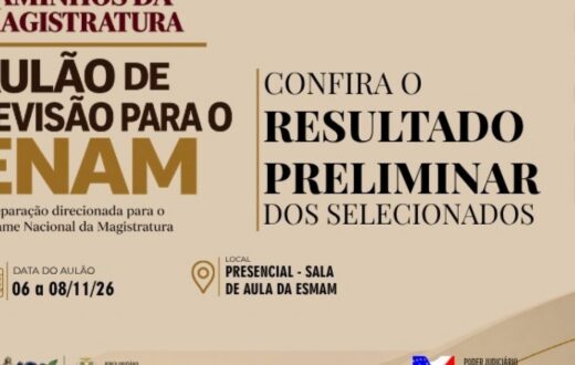 Esmam abre prazo para recursos contra resultado preliminar de inscrições no aulão do Enam