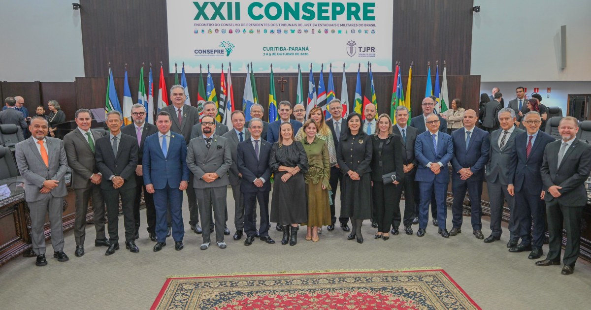 Encontro do Consepre reúne presidentes de tribunais em Curitiba