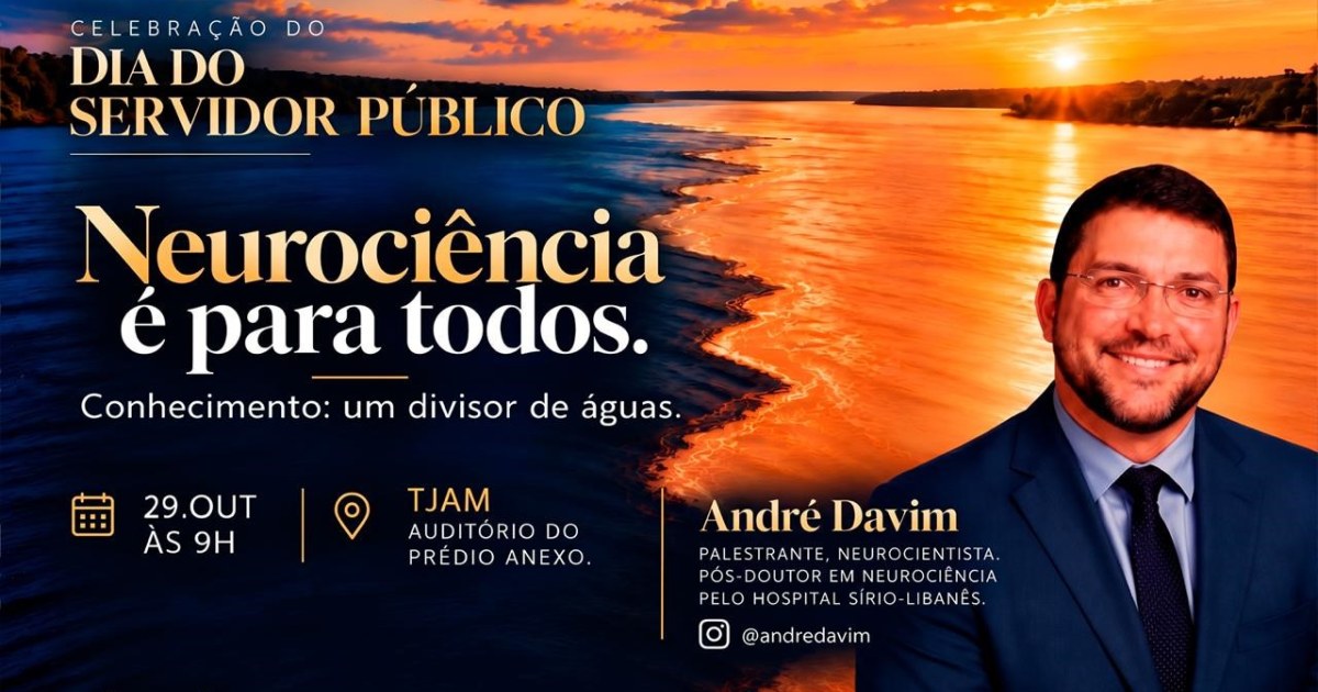 Palestra do TJAM sobre neurociência terá transmissão para comarcas do interior