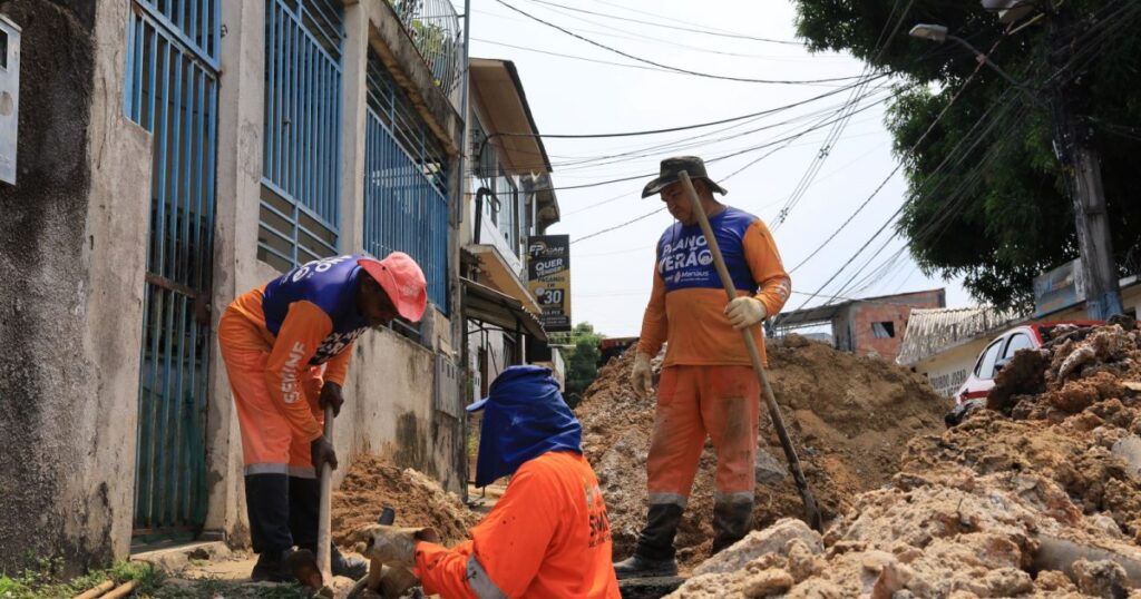 Rua Escândio recebe recuperação de drenagem após danos em trecho subterrâneo