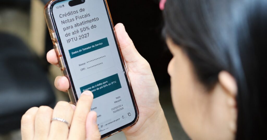 Até 8 de dezembro, contribuinte precisa concluir etapas para usar crédito no IPTU 2027 em Manaus