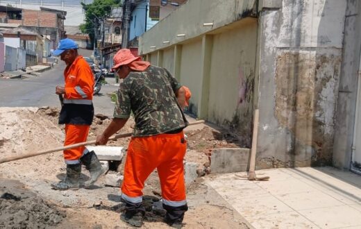 Seminf leva serviços à superfície da rua Pitimbu após reforço da tubulação