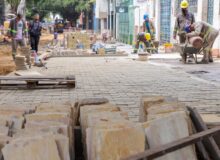 Intervenção de 3.841 m² na Ferreira Pena inclui drenagem, arborização e redes embutidas