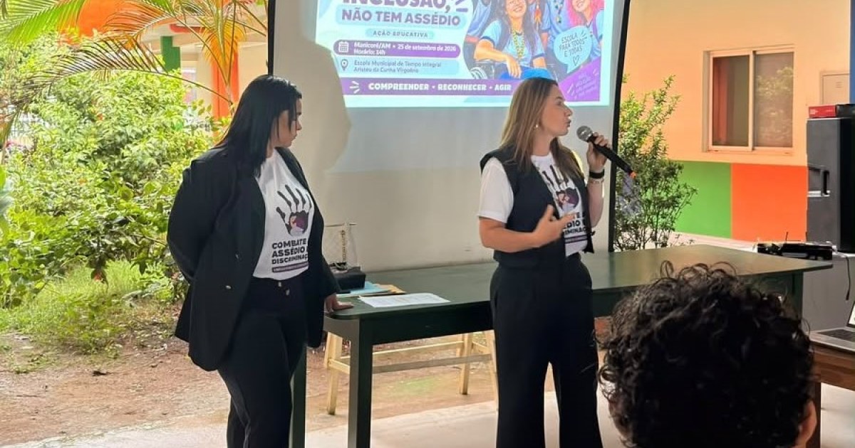 Palestra em escola de Manicoré aborda inclusão e prevenção ao capacitismo